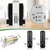 ANNFUZ Pure Mechanical Keyless Entry Keypad Door Knob Lock,Double-Sided Combination&Handle