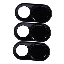 KONTONTY Webcam Cover Ultra Thin Privacy Protector for Computer Laptop and Smartphone Secure Your Privacy with Durable Material Black