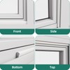 Weather Stripping Door Seal, 118 inch Wedge Window Seal Strip,