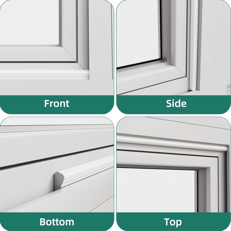 Weather Stripping Door Seal, 118 inch Wedge Window Seal Strip,