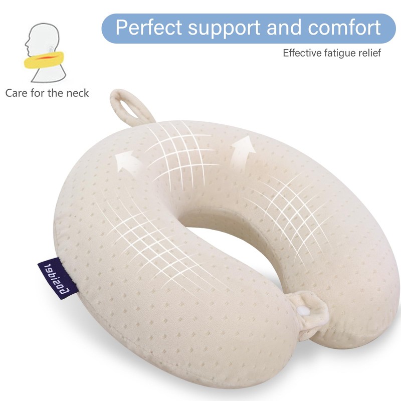 Gosider Memory Foam Neck Pillow Comfortable Travel Neck Pillow Neck
