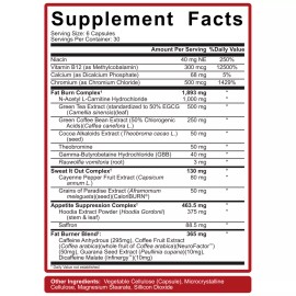 5% Nutrition SHRED TIME 180 capsules