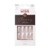 KISS Elegante kit de manicura de uñas francesas con acabado