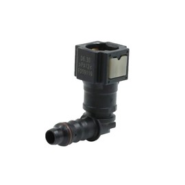 sourcing map Fuel Line Hose Quick Release Plastic Connector 1/4" ID6 for Car