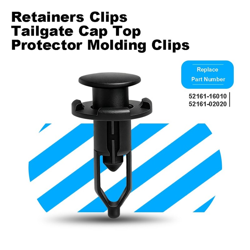 DSkoiph 20PCS Retainers Clips Tailgate Cap Top Protector Molding Clips