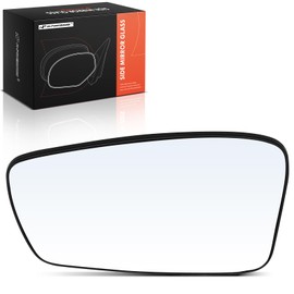 A-Premium Left Driver Side Heated Mirror Glass with Backing Plate Compatible with Hyundai Sonata 2011 2012 2013 2014 - Exterior Side View Flat Mirror