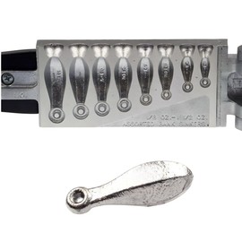 Do It Mold Bank Sinker Multi Cavity 1/8, 1/4, 3/8, 1/2, 3/4, 7/8, 1, 1 1/2 Oz Banks Sinkers Do it Mold 1101 BK-8-A
