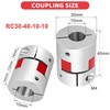 Shaft Coupling 10 mm to 10 mm Waves Flexible Coupler
