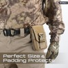 WYNEX Tactical Molle Phone Pouch with Compass Buckle, Tactical Phone