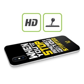 Head Case Designs Don't Stop Fitness Motivation Soft Gel Case Compatible With BlackBerry Leap
