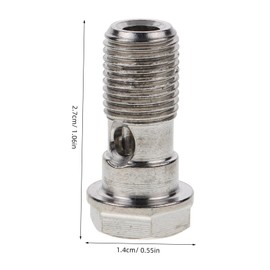 ULTECHNOVO Brake Oil Pipe Joint Banjo Bolt Stainless Steel Bolt Fitting Banjo Fitting Quick Connector