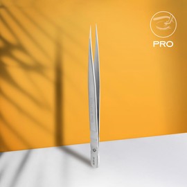 STALEKS PRO Expert 41/10 Professional Eyelash Extension Tweezers for Separating Natural Eyelashes Stainless Steel