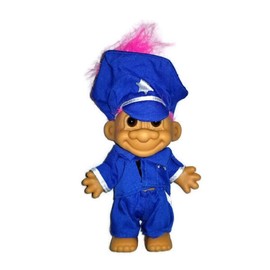 Policeman Troll Doll COP Lucky Troll Doll