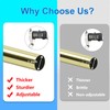 Byondeth Curtain Rods for Windows 16 to 120 Inches Adjustable