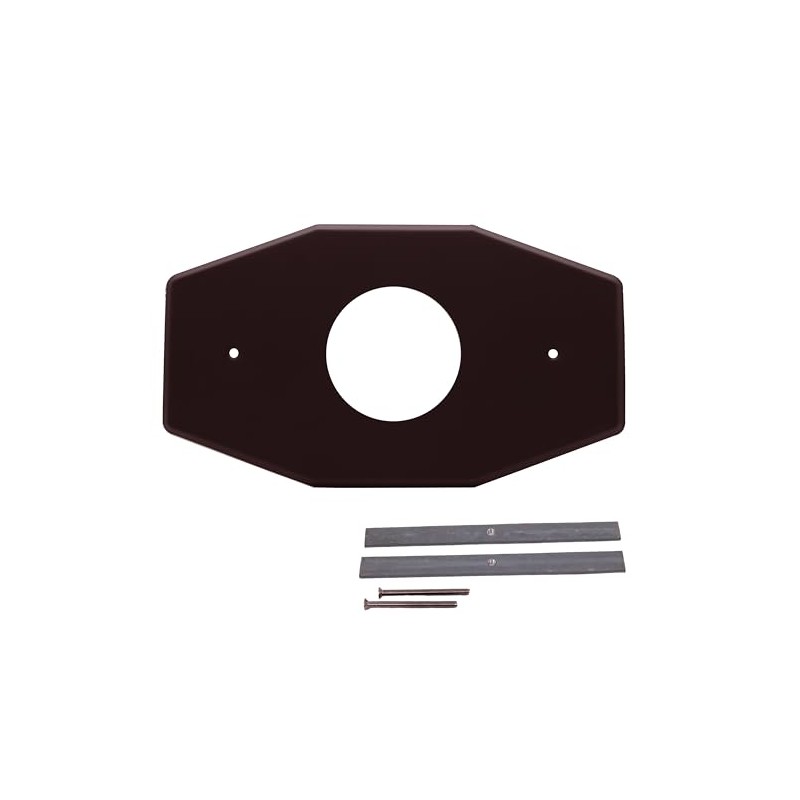 Westbrass One-Hole Remodel Plate for Mixet, Oil Rubbed Bronze, D503-12
