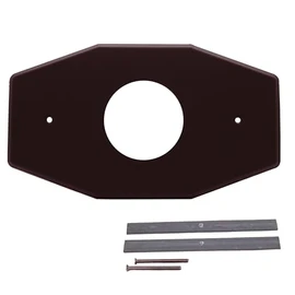 Westbrass One-Hole Remodel Plate for Mixet, Oil Rubbed Bronze, D503-12