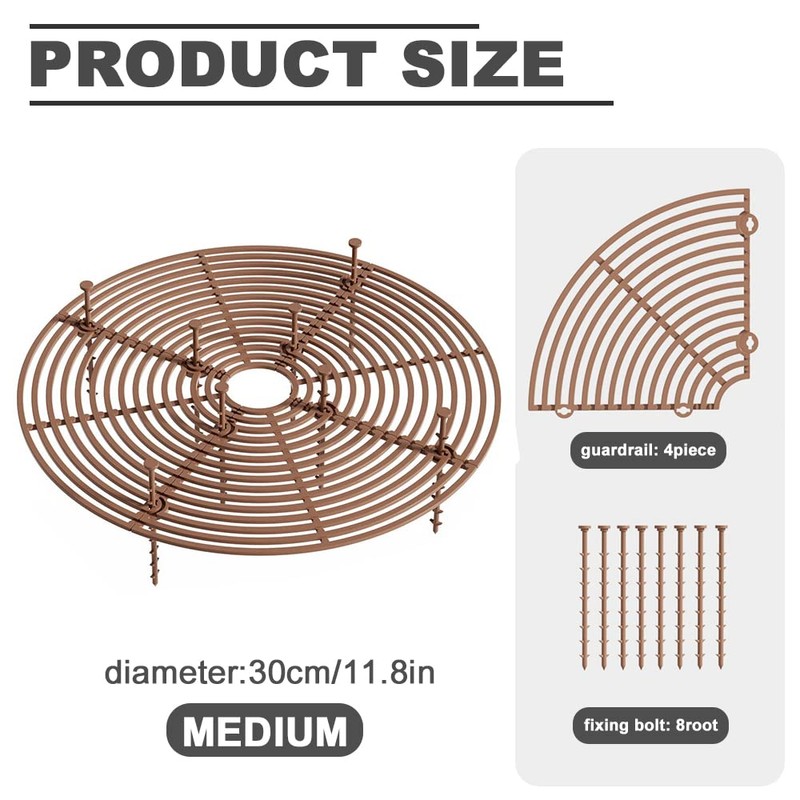 Modixun 2Pack Plant Pot Grid, Cuttable Flower Pot Soil Cover