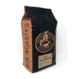 Colombian Supremo Coffee, Medium Roast, 5 Pound Bag, **Ground To Order**, Good As Gold Coffee Roasters