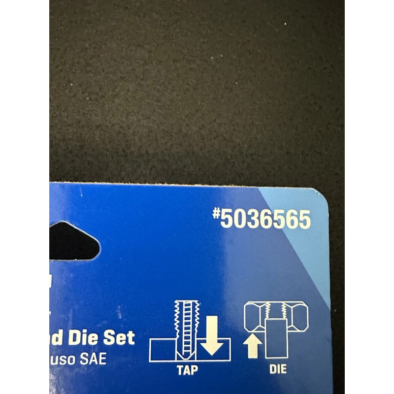 Kobalt #5036565 All-Purpose SAE Tap And Die Set 12 Piece
