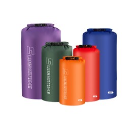 2pcs Dry Sack Set, Lightweight Dry Bags Set, Waterproof Roll Top Dry Sacks Keep Your Stuff Dry - for Kayaking Boating Hiking Camping (5L Blue)