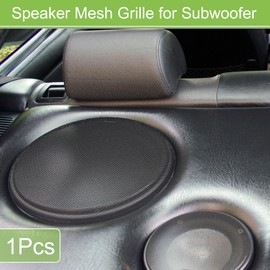 X AUTOHAUX Universal 7 Inch Speaker Grills Mesh for Audio Subwoofer 182x6.5mm Grille without Frame Black - Pack of 1
