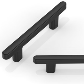 Talentedeco 10 Pack Matte Black Cabinet Pulls 3 Inch(76mm) Kitchen Cabinet Handles Cabinet Hardware for Drawer Pulls
