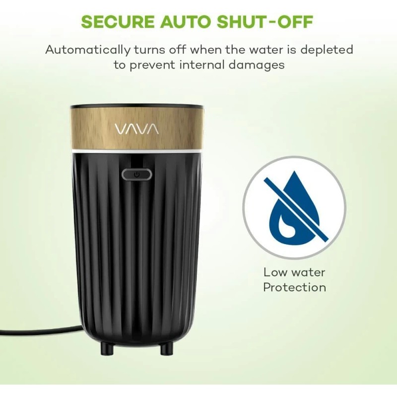 VAVA Car Essential Oil Diffuser 60ml Portable USB Aroma Diffuser