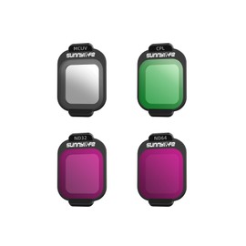 YUULNMOP ND Filter Kit for DJI Flip Drone,MCUV,CPL ND8 ND16 ND32 ND64 Multi-Coated Camera Lens Filter Set Light Reduction Vlog Camera Filter Accessories (4PCS Mix Set(MCUV + CPL + ND32 + ND64))