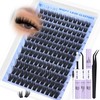 EYDEVRO Manga Lash Clusters Kit Wispy Clusters Eyelash Extensions 12-18mm