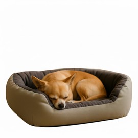 PETSMORE  Cama para Perro  Color Gris  Talla Chica  Material Súper Suave de Poliéster  Diseño Ergonómico y Ligero  Cama para Perro Práctica, Compacta 