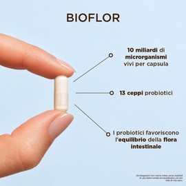 Solgar® Bioflor – Probiotici 13 Ceppi – Integratore Alimentare con Fermenti Lattici – 10 Miliardi UFC per capsula – Equilibrio Flora Intestinale – Vegano – 30 Capsule