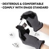 Vgo... Safety Work Gloves,Builder Gloves,Gardening Gloves,Light Duty Mechanic Gloves(NB7581,Gray,XL,1Pair)