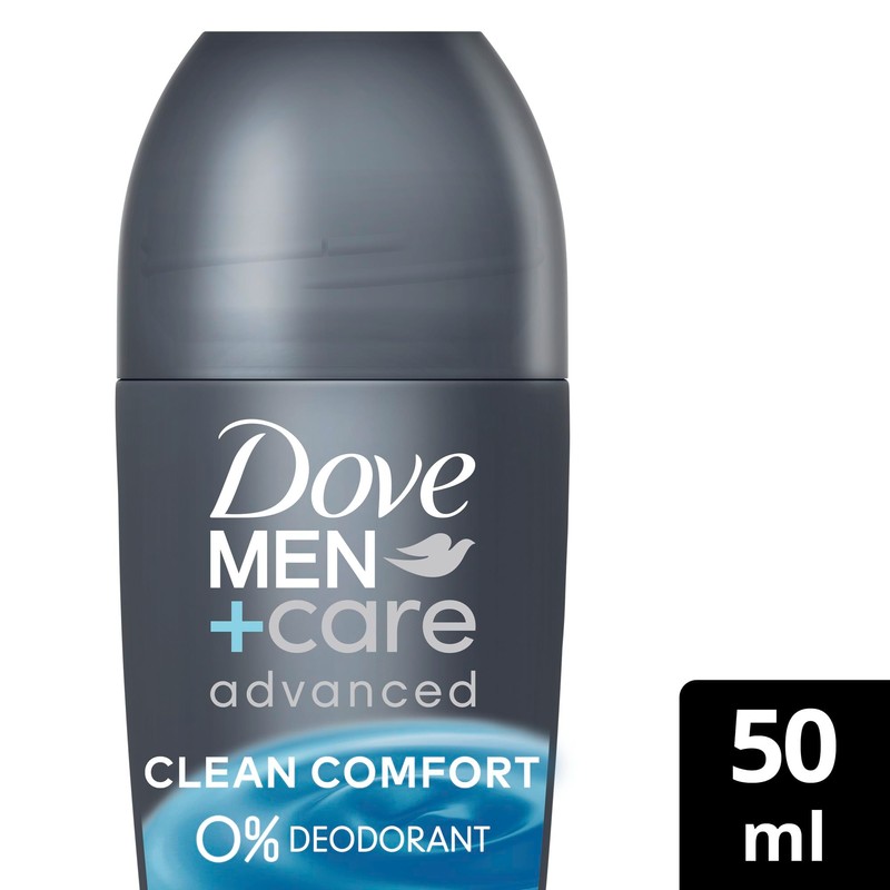 Dove Men+Care Roll-On Clean Comfort Deo ohne Aluminium schützt 48