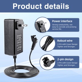 UPMMUD Power Recliner Replacement Parts, 29V 2A AC/DC Power Supply Adapter， for Power Recliners, Limoss Okin and Adjustable Bed