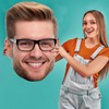 1 Pc, Custom Big Head Cutout | Fun Face Cardboard