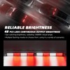 ELECHOI Red/White 2 in 1 Firefighter Emergency Dash Strobe Light