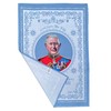 SAJAK King Charles III Coronation Commemorative Kitchen Tea Towel: The