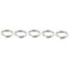 Himejiya Stainless Steel Double Ring Pack of 5 (Inner Diameter