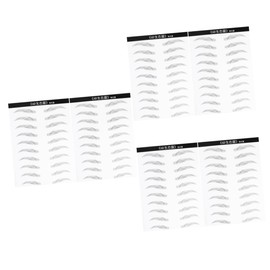 Baluue 6sheets Eyebrow Stickers of Hair-like Simulation for Women Easy to Use Eyebrow Makeup Tools for Natural Look