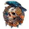 KAAYEE Wooden Puzzles for Adults, 3D Visual Effect Raven &