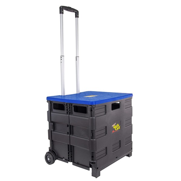 dbest products Quik Cart Collapsible Rolling Crate on Wheels for