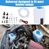 Swess Car Windshield Washer Pump Universal Reservoir Kit 99300 Fluid