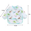 PandaEar 5 Pack Long Sleeve Bibs| Waterproof Full Bib with
