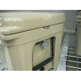 Cooler Lock Compatible with YETI Tundra Hard Ice Chests Secure Heavy Duty Locking Bracket for Ultimate Cooler Protection 2 CodyCo Aluminum Brackets & 2-3 Ft Lock Cables