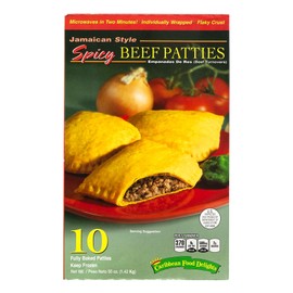 Jamacian Style Spicy Beef Empanadas, 5 oz, 10/Carton, Ships in 1-3 Business Days