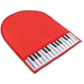 Futheda Piano Clean Glove Duster Cloth for Piano Cleaning Maintenance Musical Instrument Parts Red