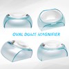 MAGDEPO 5X Desktop Dome Magnifier Paperweight 3 inch Magnifying Glass