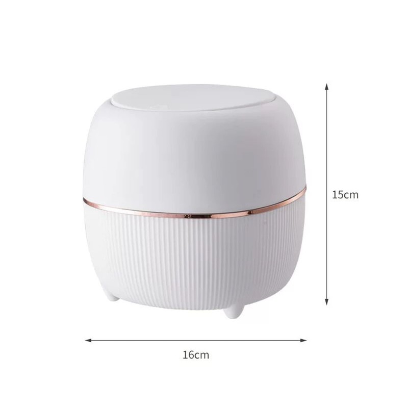 Plastic Trash can Creative Mini Desktop Trash can, with lid