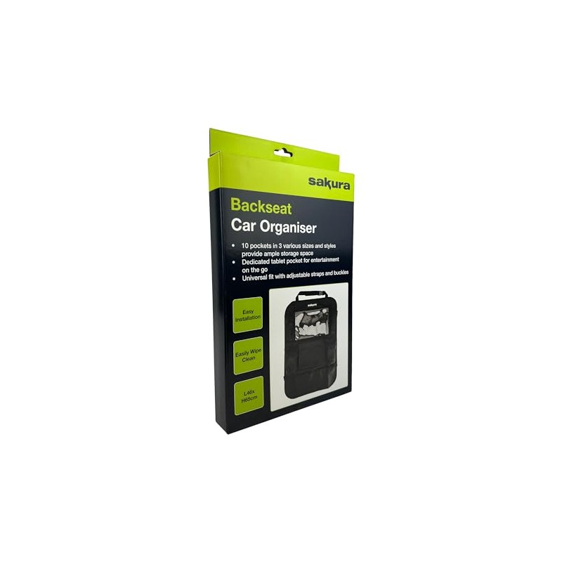 Sakura Car Essentials Backseat Car Organiser