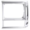 HECASA Left Headlight Bezel Compatible with 1991-1996 Jeep Cherokee Replacement